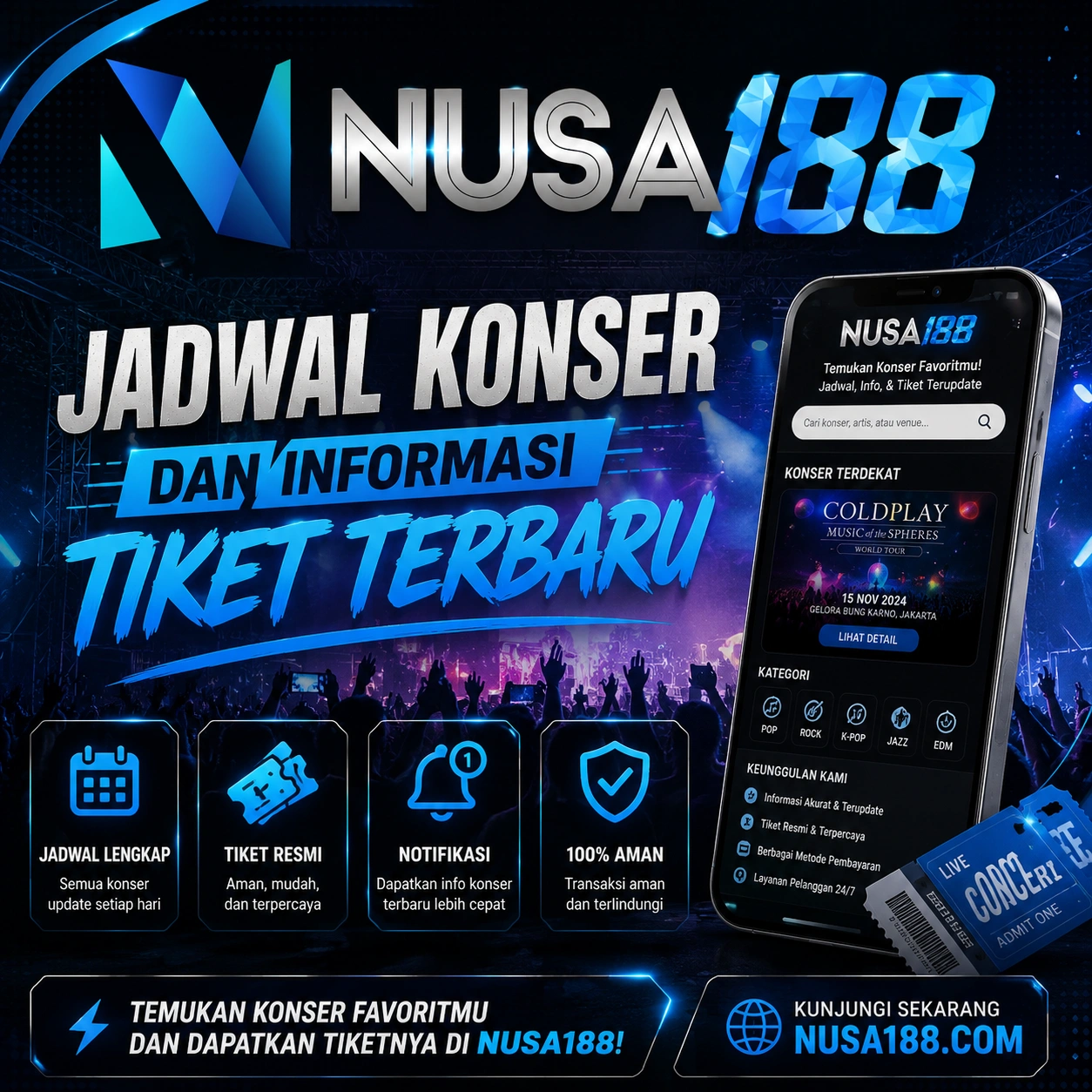 Nusa188 | Jadwal Konser Dan Informasi Tiket Terbaru